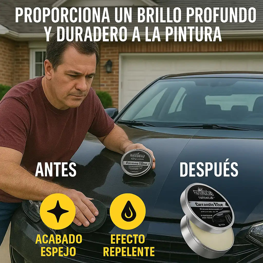 TitaniumCeramic™ | Cera Premium Alemana que restaura y Protege la pintura de tu Carro
