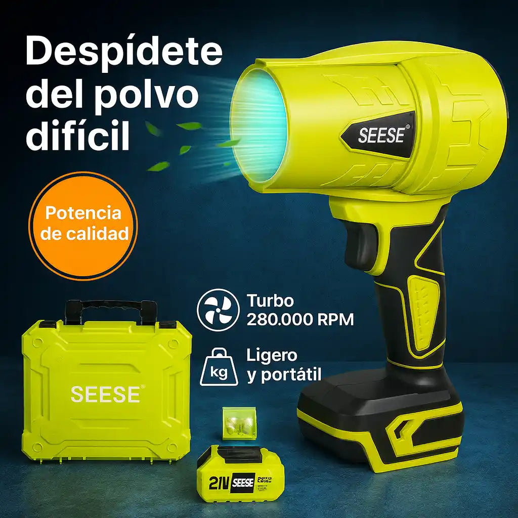 SEESE® Turbo Jet Blower – Soplador Inalámbrico de Alta Potencia
